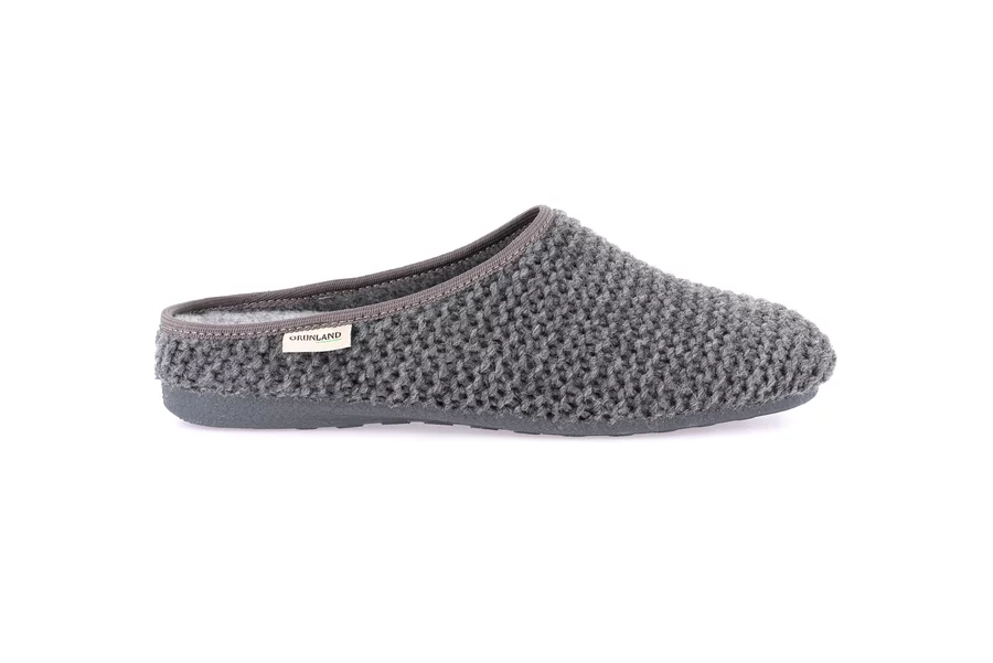 Knitted slipper | ADRI CI0856 - GREY | Grünland