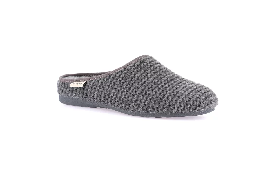 Knitted slipper | ADRI CI0856 - GREY | Grünland