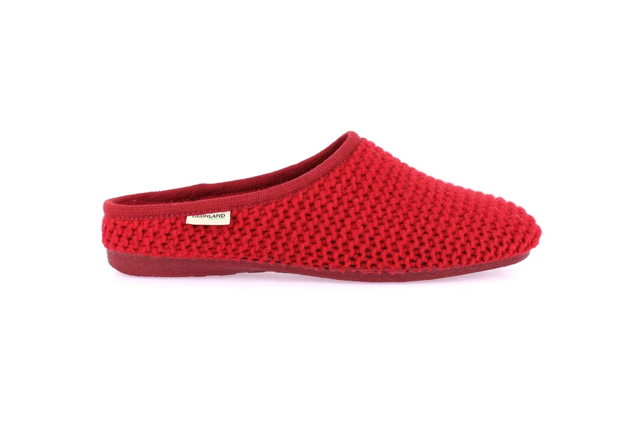 Knitted slipper | ADRI CI0856 - RED | Grünland