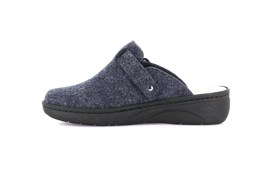 Classic winter slipper | ALME CI0857 - BLUE | Grünland