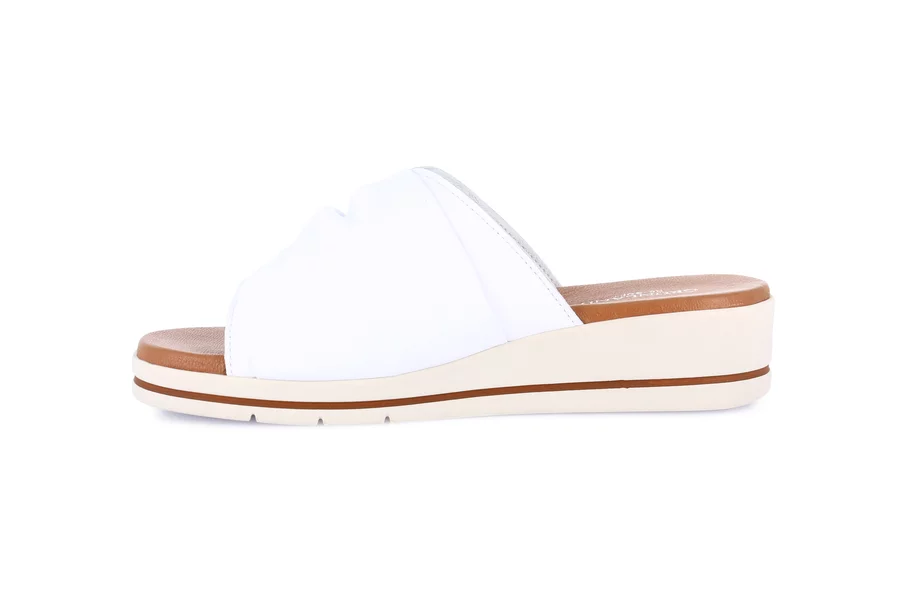 Light wedge slipper | FIDE CI0879 - WHITE | Grünland