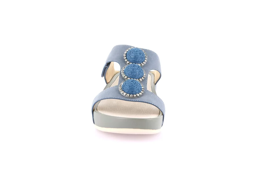 Super stoßdämpfende Sandale | DIRA  CI0881 - JEANS | Grünland