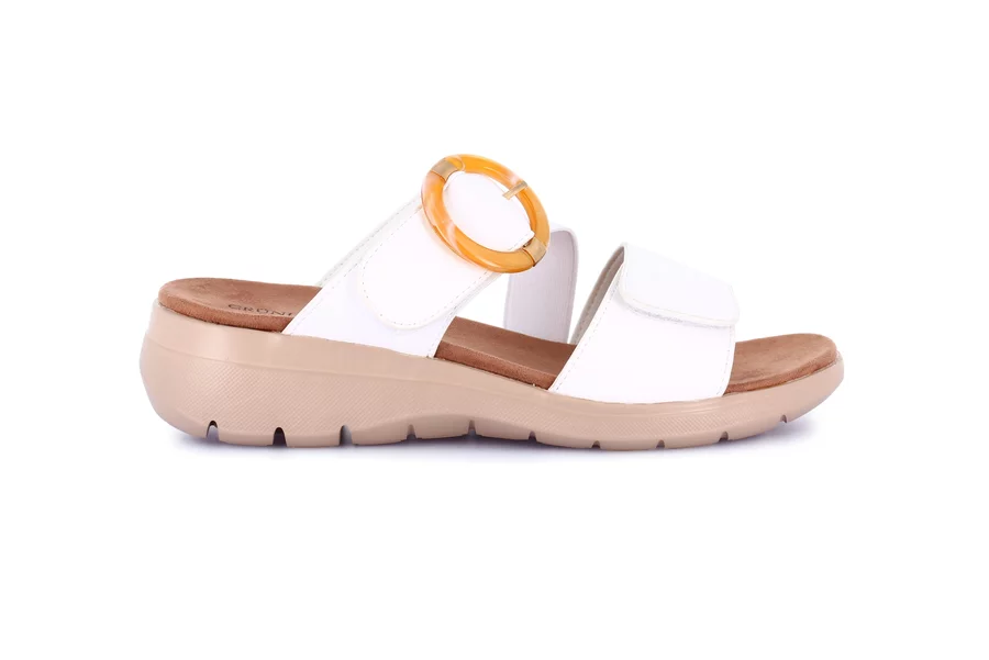 Ciabatta sporty-chic | DEMA CI0885 - BIANCO | Grünland