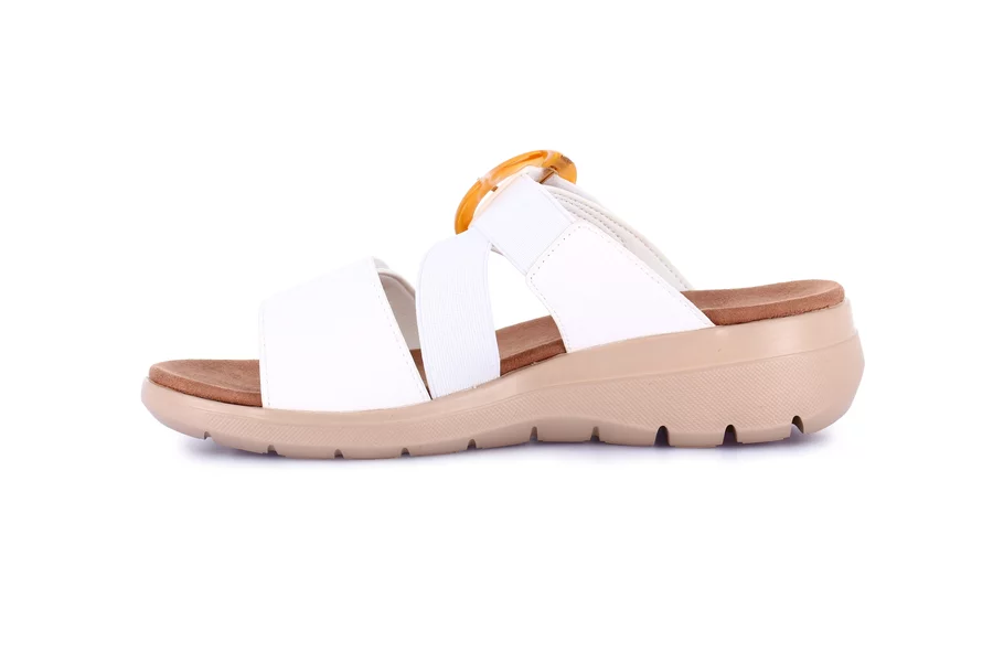 Ciabatta sporty-chic | DEMA CI0885 - BIANCO | Grünland
