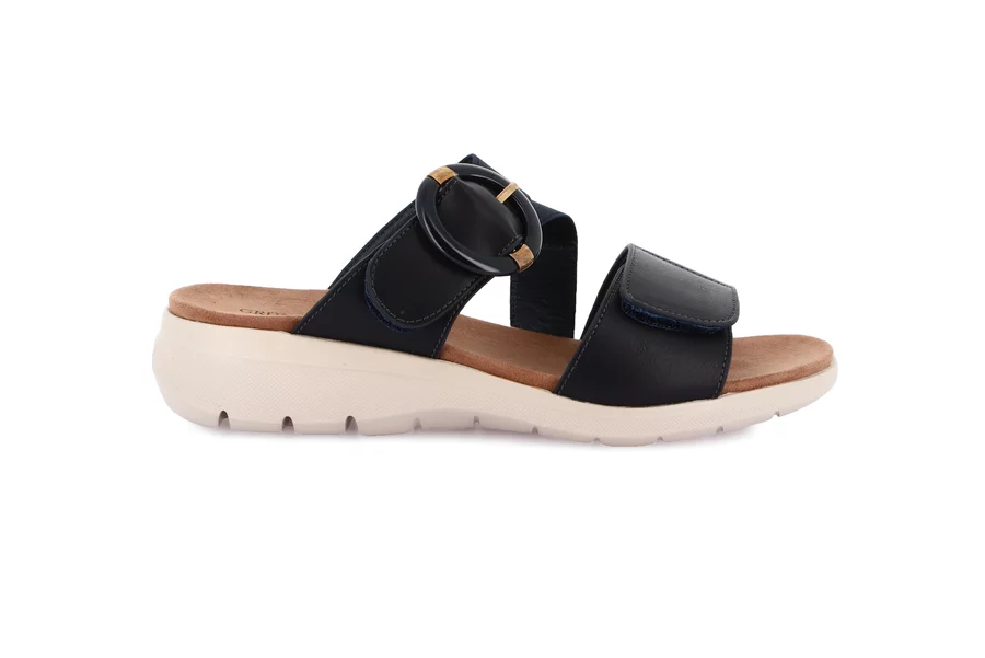Sportlich-schick Sandale | DEMA CI0885 - BLAU | Grünland