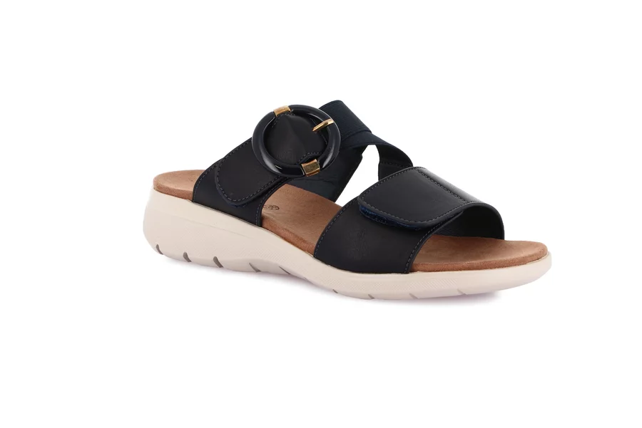 Sportlich-schick Sandale | DEMA CI0885 - BLAU | Grünland