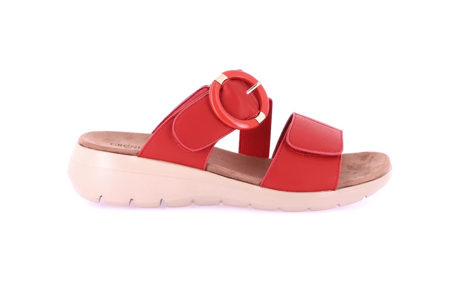 Ciabatta sporty-chic | DEMA CI0885 - ROSSO | Grünland