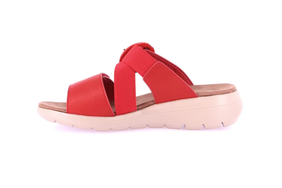 Ciabatta sporty-chic | DEMA CI0885 - ROSSO | Grünland