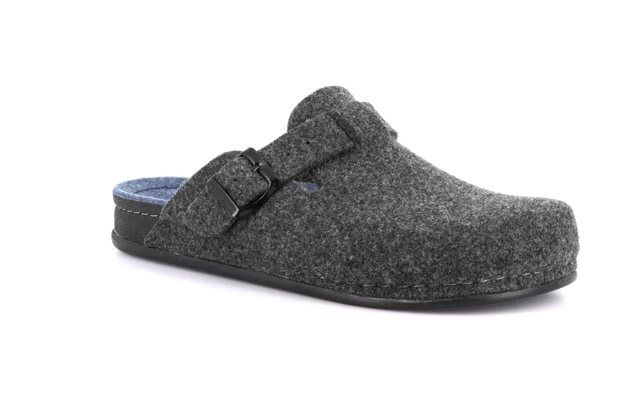 Winterslipper aus Filz | REPS CI1016 - ANTRACITE-INDACO | Grünland