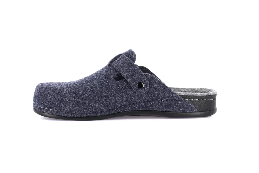 Winterslipper aus Filz | REPS CI1016 - BLU-GRIGIO | Grünland