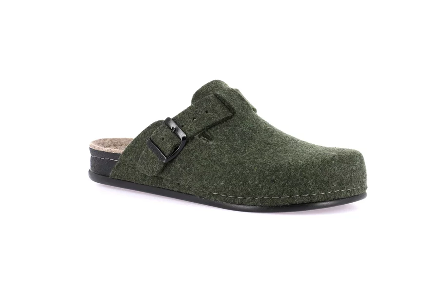 Felt winter slipper | REPS CI1016 - FORESTA-TAUPE | Grünland