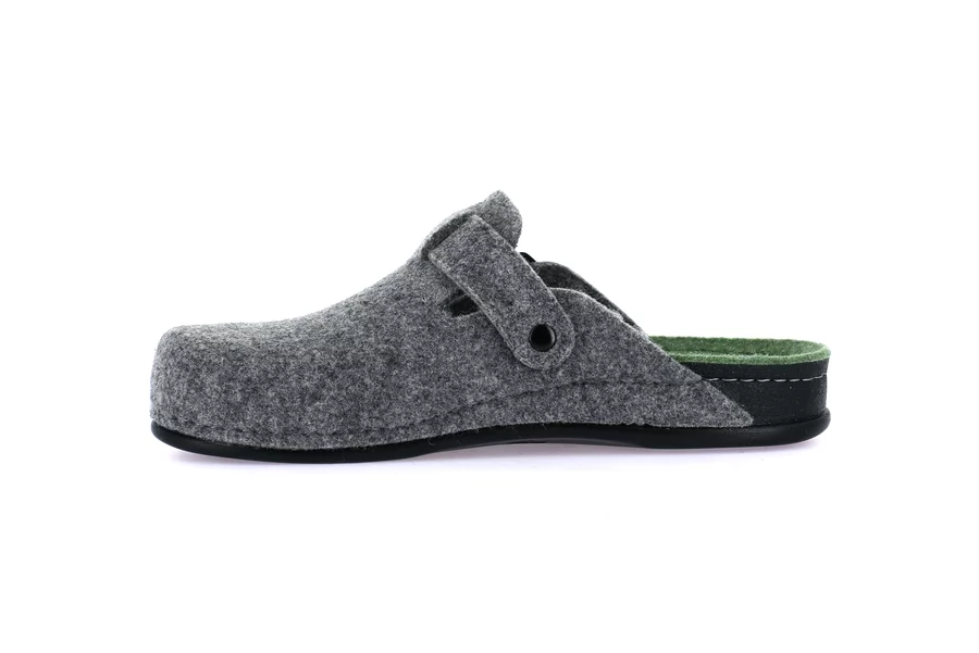 Winterslipper aus Filz | REPS CI1016 - GRIGIO-VERDE | Grünland