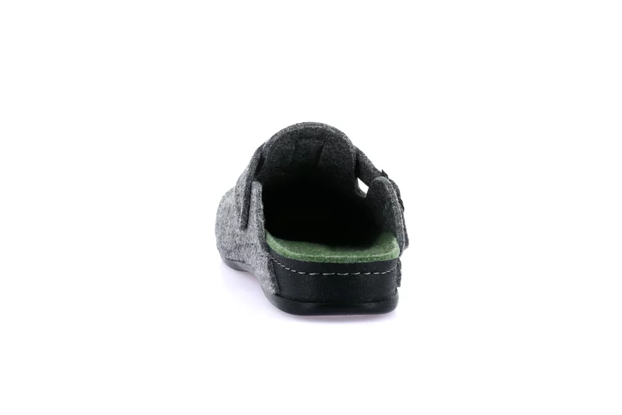 Felt winter slipper | REPS CI1016 - GRIGIO-VERDE | Grünland