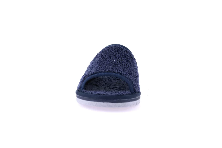 Open toe terry cloth slipper | DOLA CI1317 - BLUE | Grünland