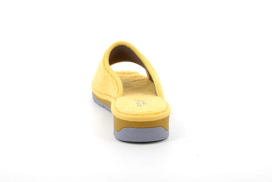 Open toe terry cloth slipper | DOLA CI1317 - YELLOW | Grünland