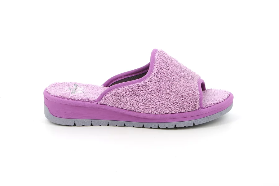 Open toe terry cloth slipper | DOLA CI1317 - LILLA | Grünland