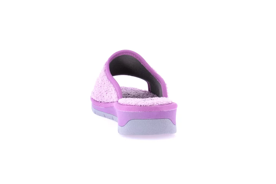 Open toe terry cloth slipper | DOLA CI1317 - LILLA | Grünland