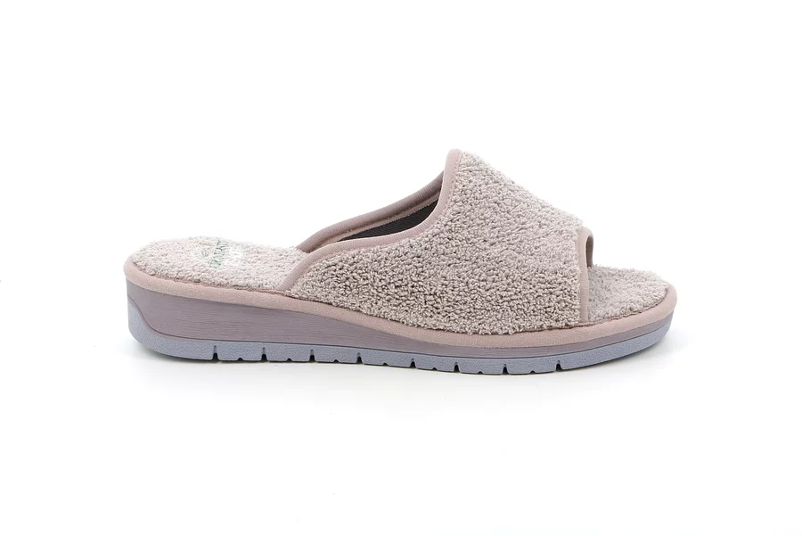 Open toe terry cloth slipper | DOLA CI1317 - PERLA | Grünland