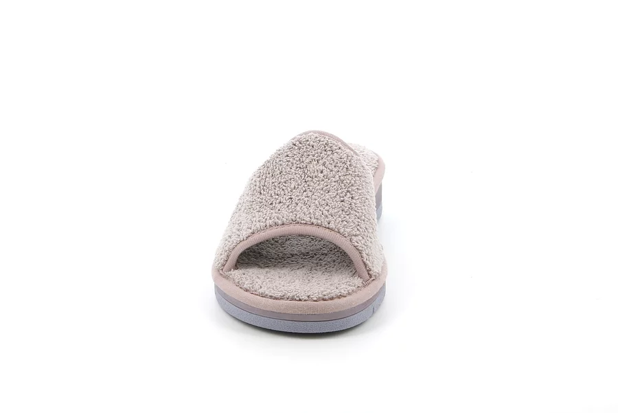 Open toe terry cloth slipper | DOLA CI1317 - PERLA | Grünland