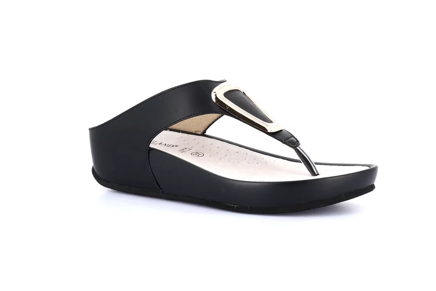 Infradito super ammortizzante | DIRA CI1583 - NERO | Grünland