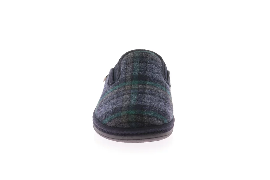 Slipper mit Tartan-Motiv | EBRO CI1807 - BOSCO-MULTI | Grünland