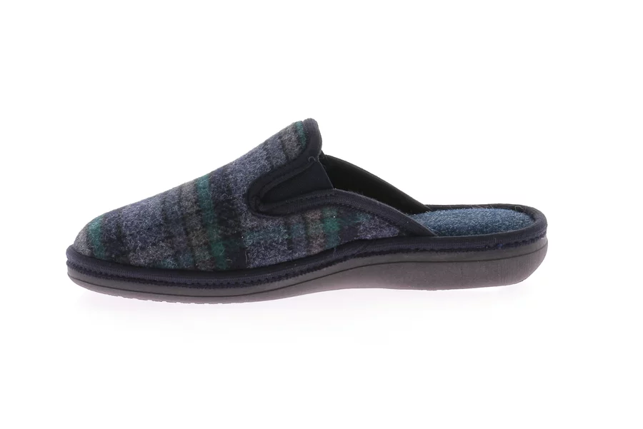 Slipper mit Tartan-Motiv | EBRO CI1807 - BOSCO-MULTI | Grünland