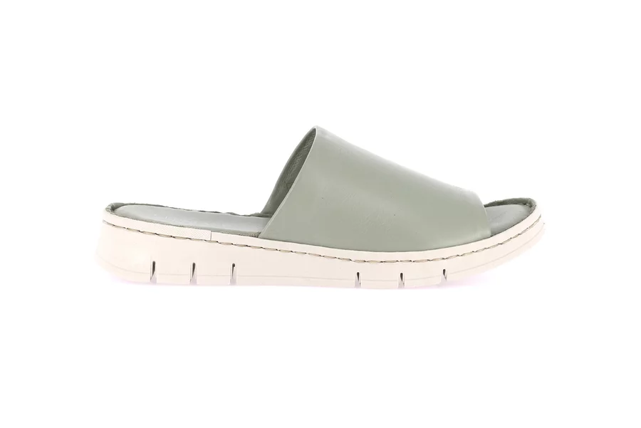 Comfort slipper with a sporty style | GITA CI1834 - OLIVA | Grünland