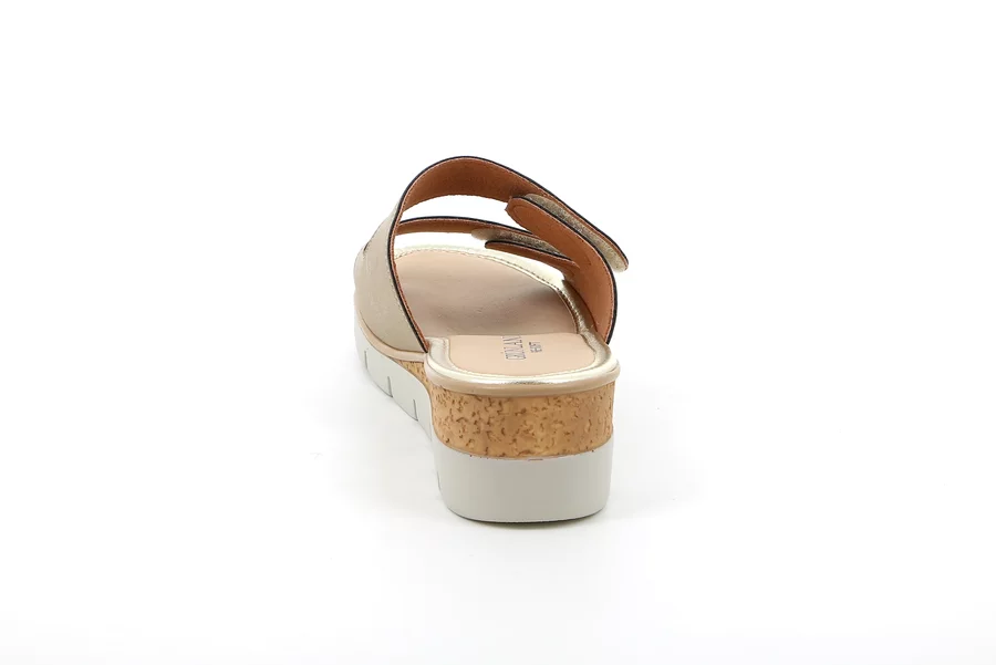 Sandale mit Absatz | PAFO CI1839 - PLATINO | Grünland