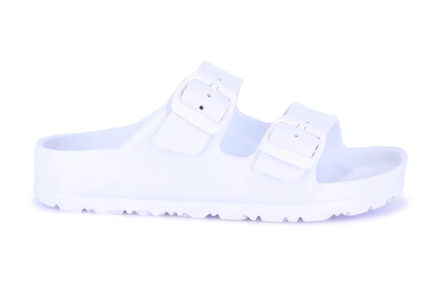 Ciabatta in EVA a  doppia fibbia | KUBE CI1886 - BIANCO | Grünland Junior