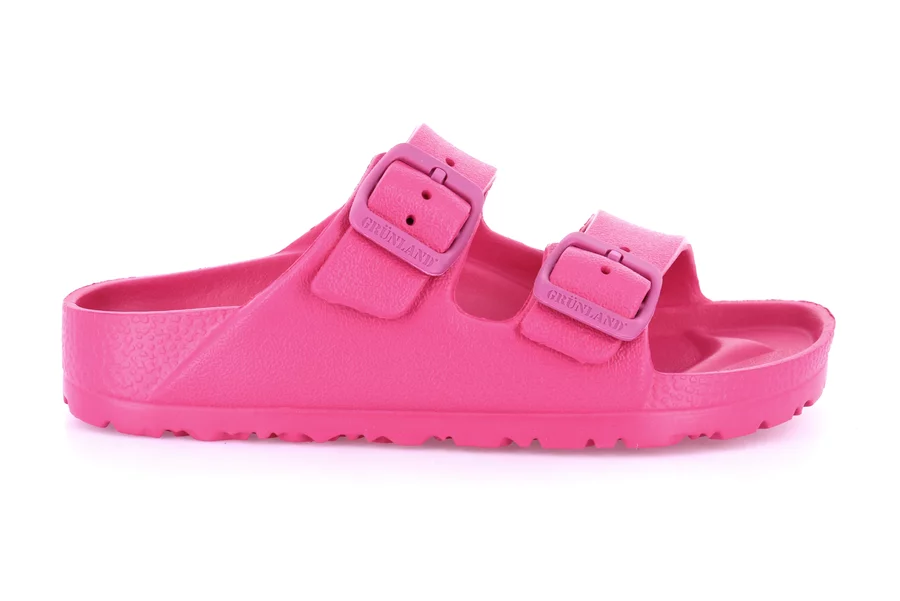 EVA-Hausschuh mit doppelter Schnalle | KUBE CI1886 - FUCHSIA | Grünland Junior