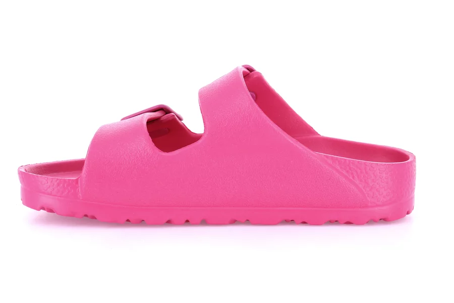 EVA-Hausschuh mit doppelter Schnalle | KUBE CI1886 - FUCHSIA | Grünland Junior