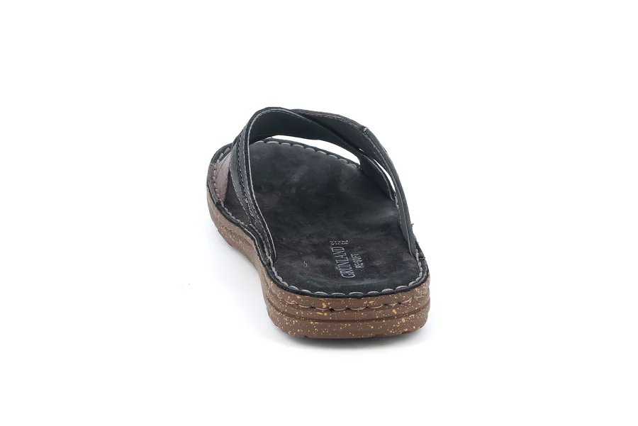 Sandale mit gekreuzten Bändern | LAPO CI1888 - NERO-PIOMBO | Grünland
