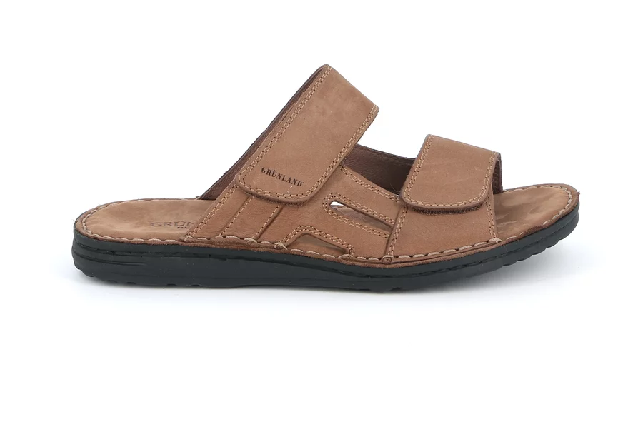 Men's sandal with soft footbed | LAPO CI2497 - FANGO | Grünland