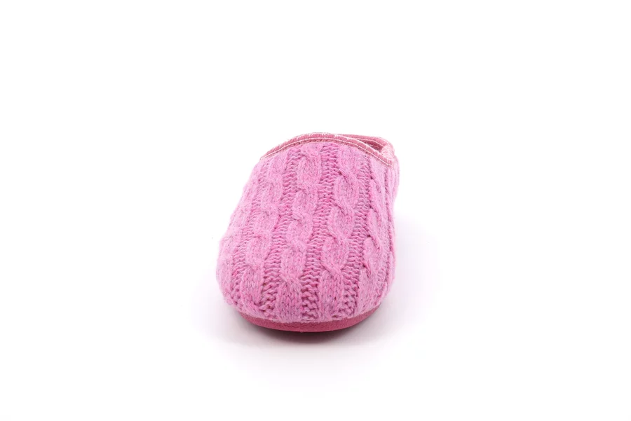 Slipper with knitted upper | ADRI CI2529 - PINK | Grünland