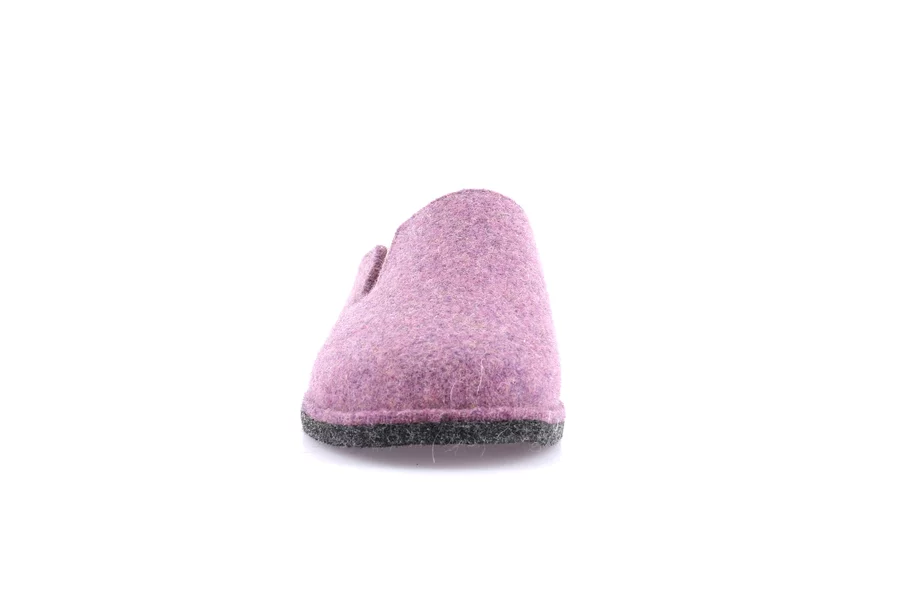 Slipper 100% wool felt | KLOS CI2553 - LAVANDA | Grünland