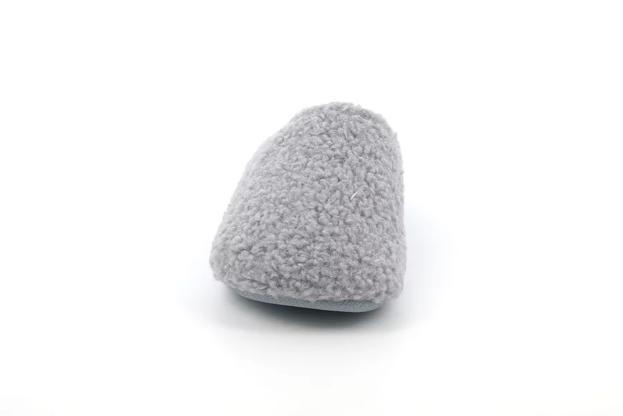 Soft teddy slipper | GLES CI2568 - GREY | Grünland