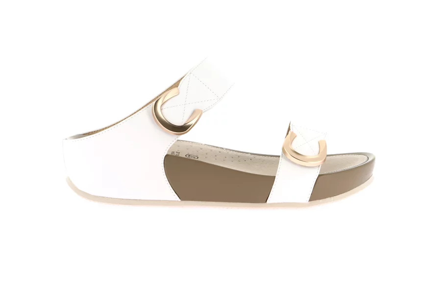Super shock-absorbing slipper | DIRA CI2577 - WHITE | Grünland