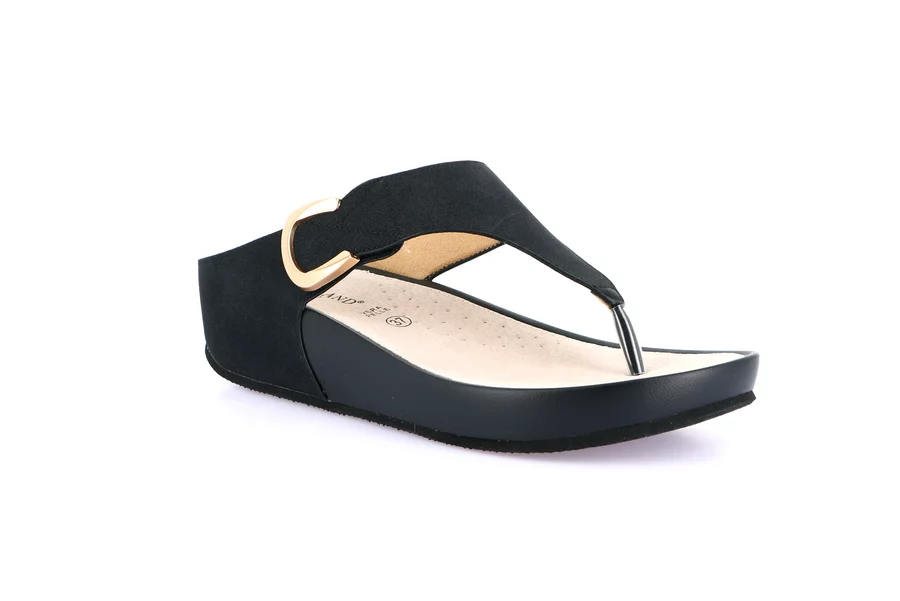 Infradito super ammortizzante | DIRA CI2578 - NERO | Grünland