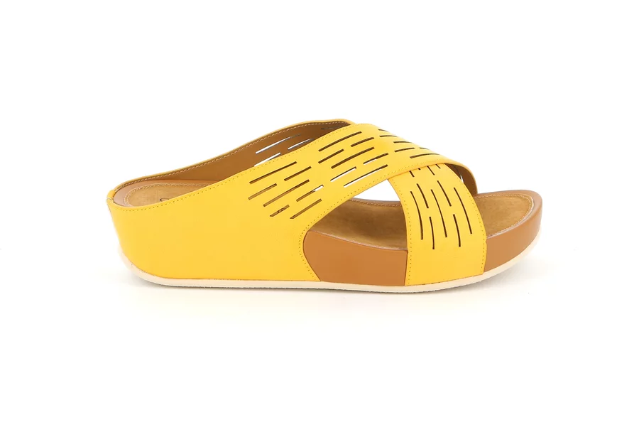 Super shock-absorbing slipper | DIRA CI2581 - YELLOW | Grünland