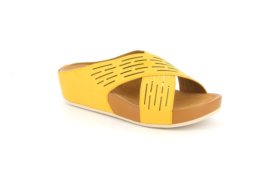 Super shock-absorbing slipper | DIRA CI2581 - YELLOW | Grünland