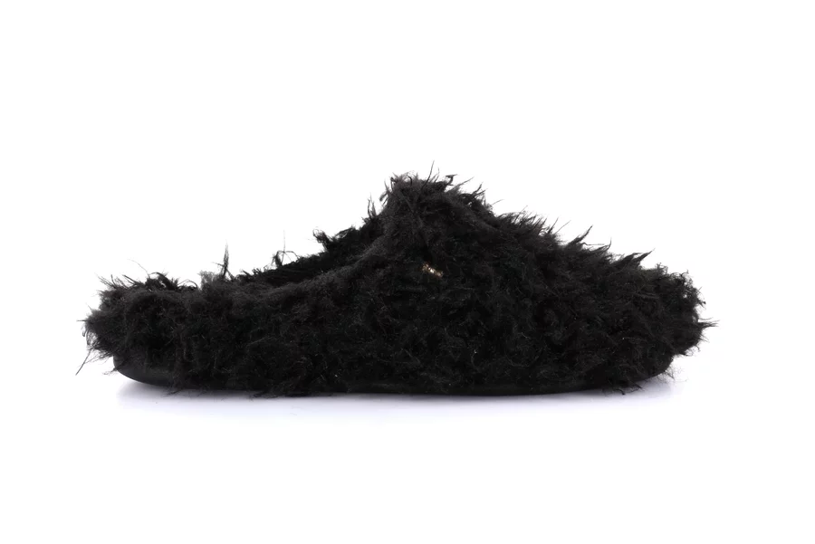 Plush slipper | GAGA CI2588 - BLACK | Grünland