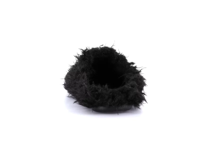 Plush slipper | GAGA CI2588 - BLACK | Grünland