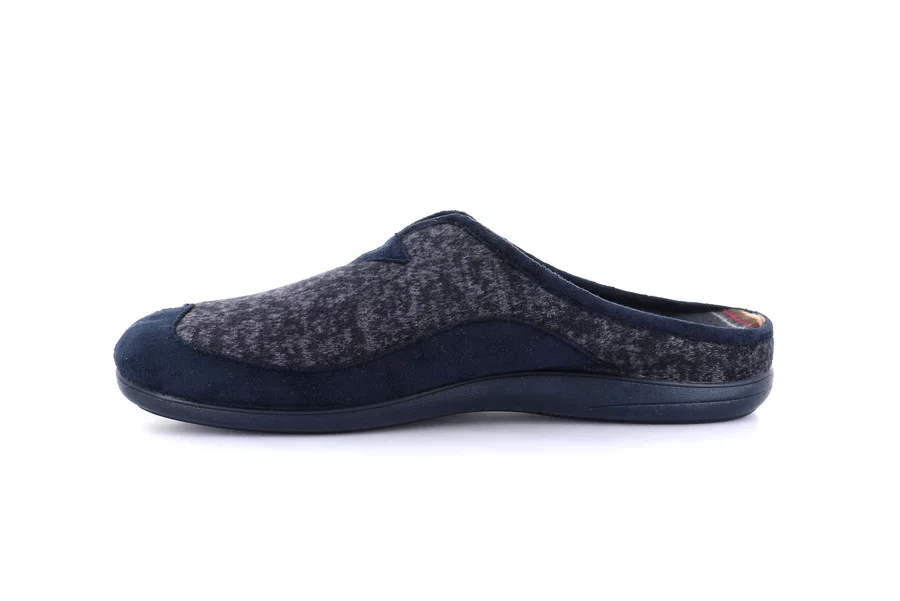 Men's knitted slide | GAFO CI2594 - BLUE | Grünland