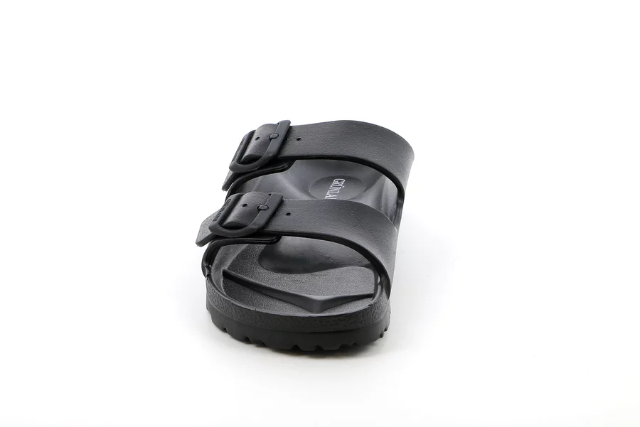 Mens' rubber slipper | DATO CI2613 - BLACK | Grünland