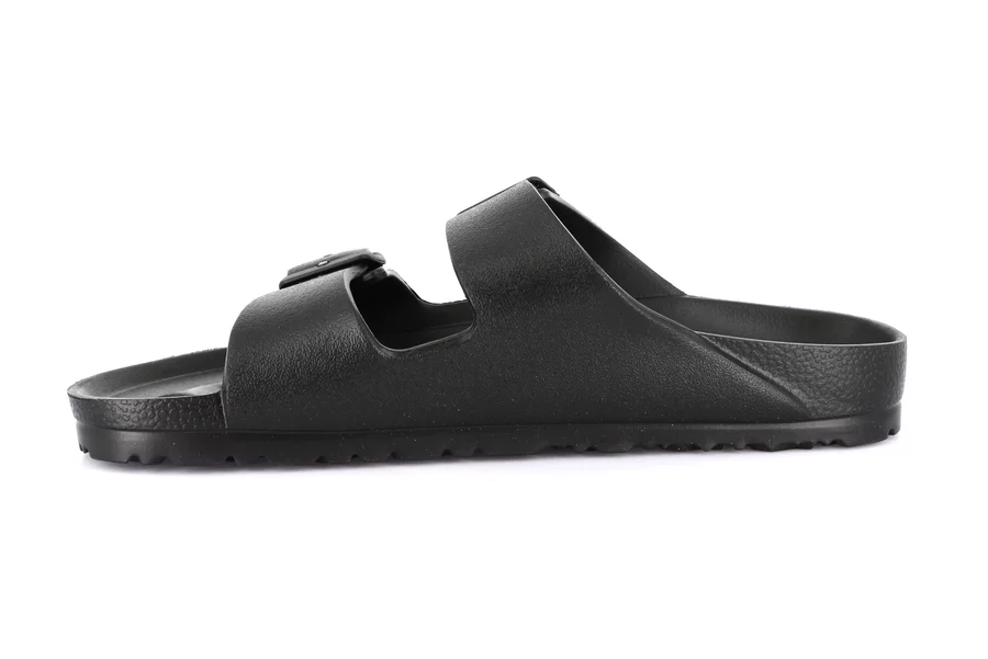 Mens' rubber slipper | DATO CI2613 - BLACK | Grünland