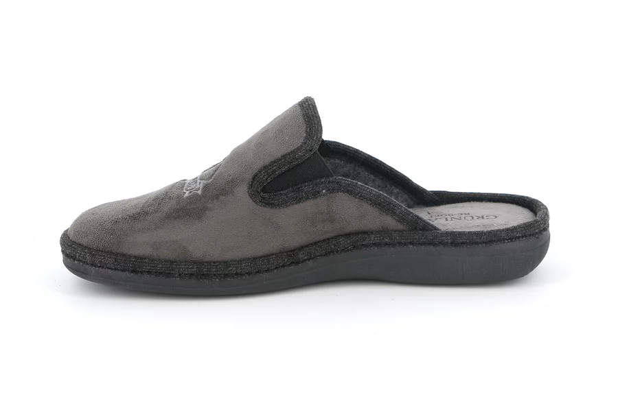 Men's slipper in fabric | ENEA CI2615 - GREY | Grünland