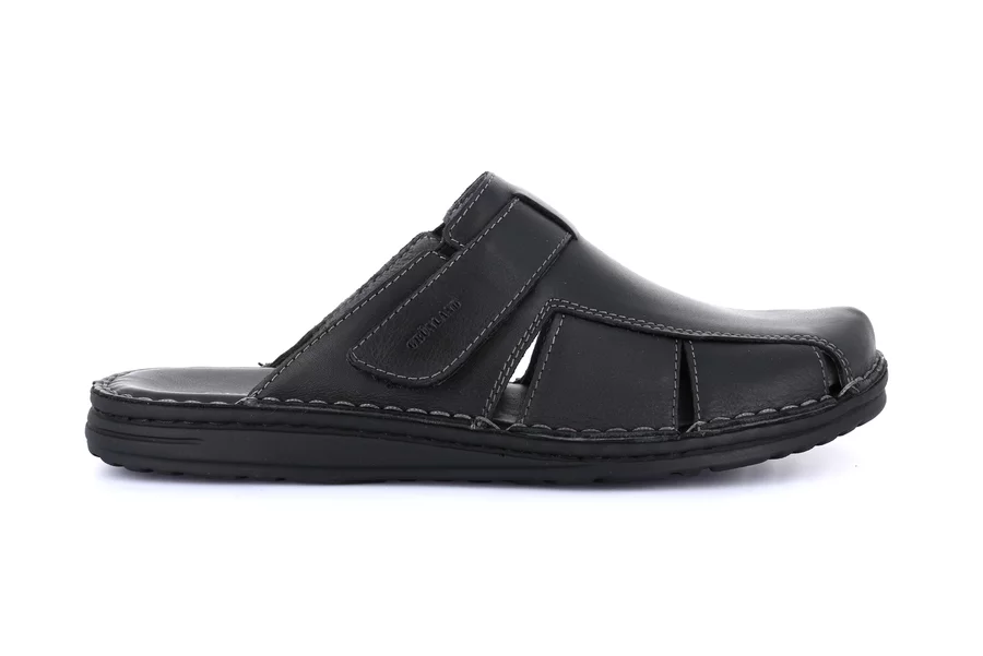 Closed sandal for men | LAPO CI2619 - BLACK | Grünland