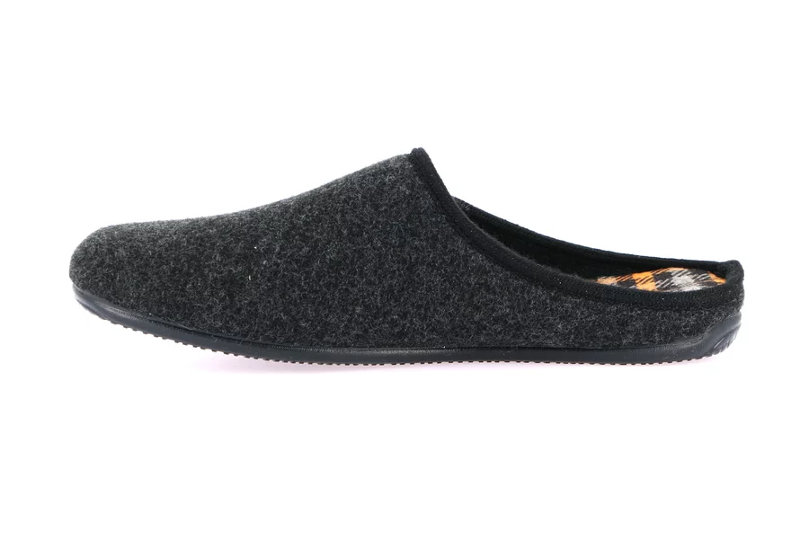 Warm men's winter slipper | ORMI CI2678 - ANTRACITE | Grünland