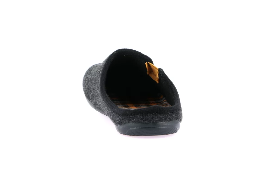 Warm men's winter slipper | ORMI CI2678 - ANTRACITE | Grünland