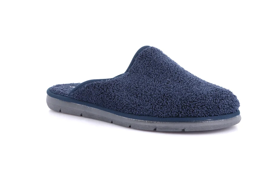 LOSO Terry cloth closed toe men's slipper  | Grünland ® Official